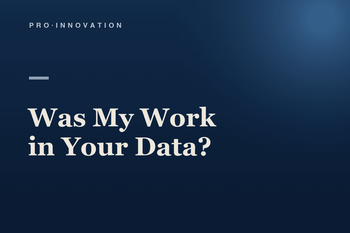 Cover Image for Was My Work in Your Training Data? Japan's AI Code Puts the Question in Writing
