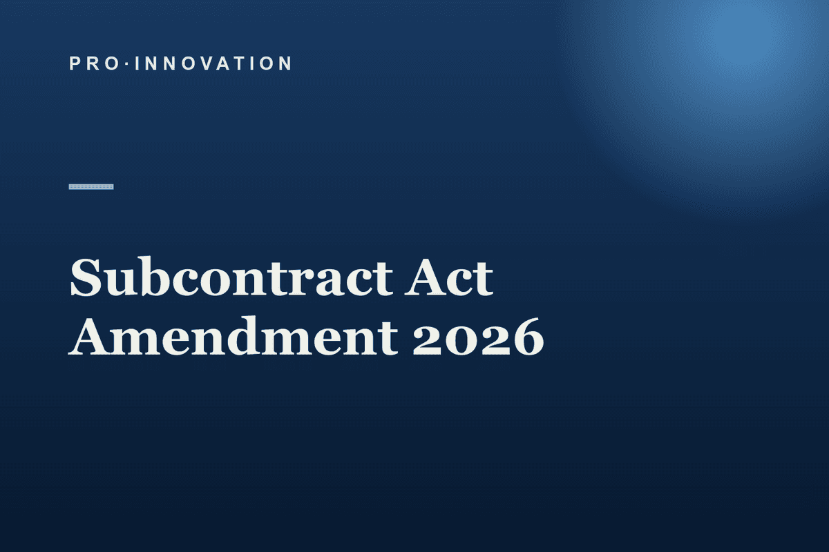 Cover Image for Japan's Subcontract Act Just Changed: What the New Proper Transactions Act Means for Foreign Businesses